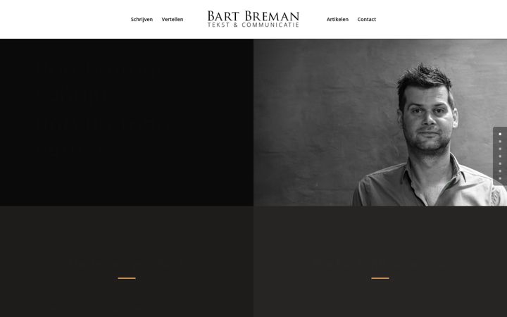 Screenshot of bartbreman.nl