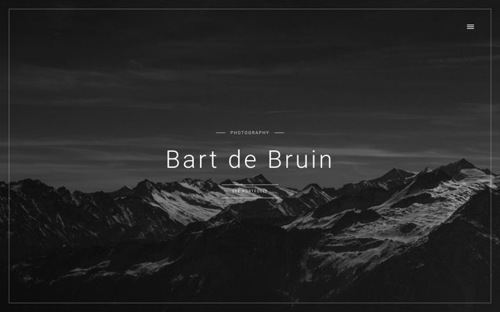 Screenshot of bartdebruin.com