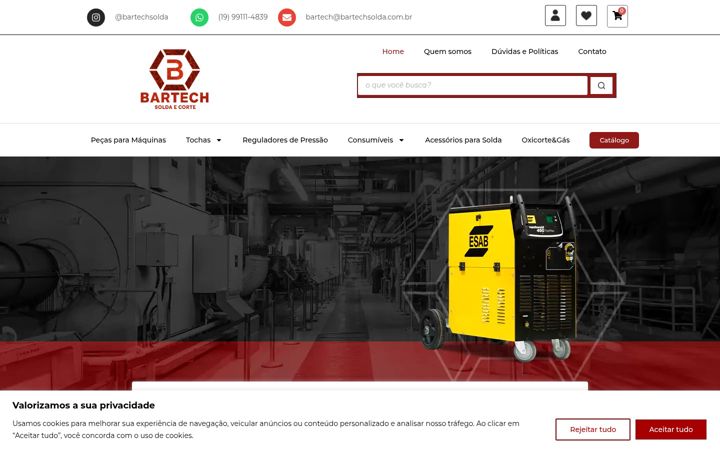 Screenshot του bartechsolda.com.br
