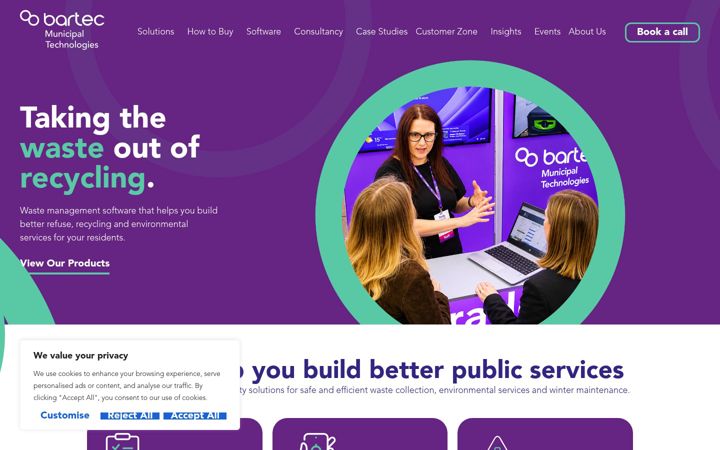 Screenshot of bartecmunicipal.com