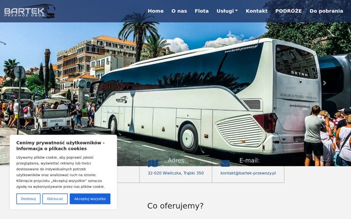 Screenshot von bartek-przewozy.pl