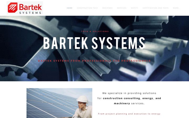 Screenshot of bartek.systems
