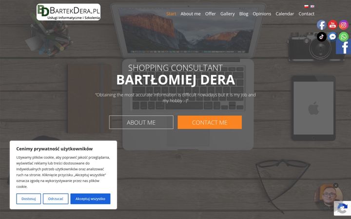 Screenshot von bartekdera.pl