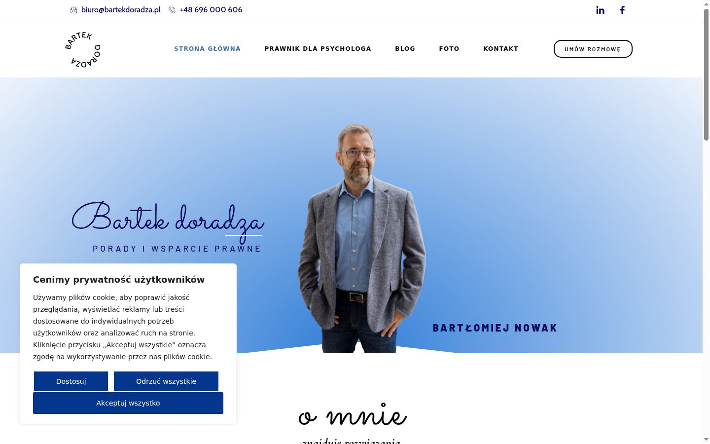 Screenshot des Einwilligungsbanners vor jeglicher Interaktion
