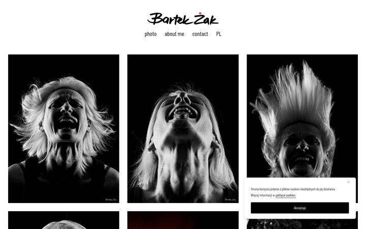 Screenshot of bartekzak.pl