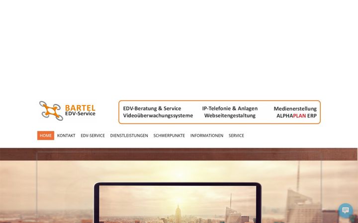 Screenshot of bartel-edv.de