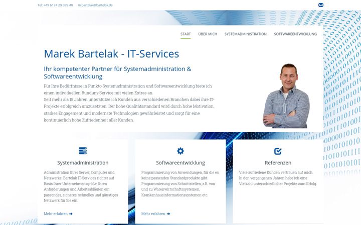 Screenshot of bartelak.de