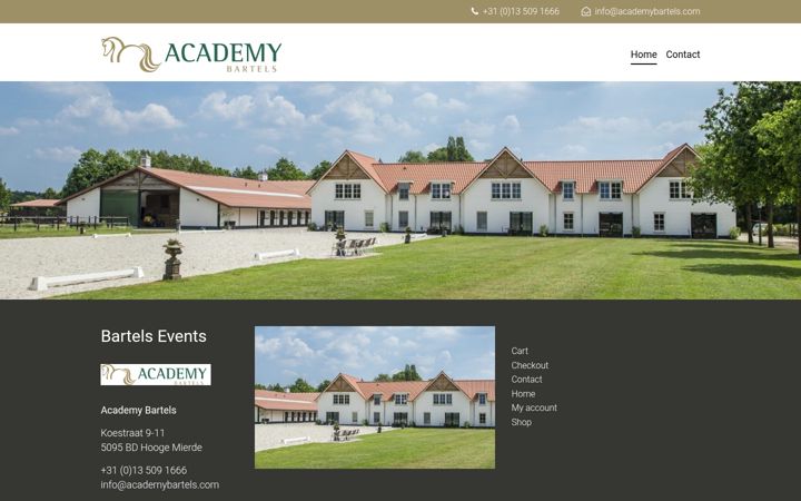 Screenshot of bartels-events.nl