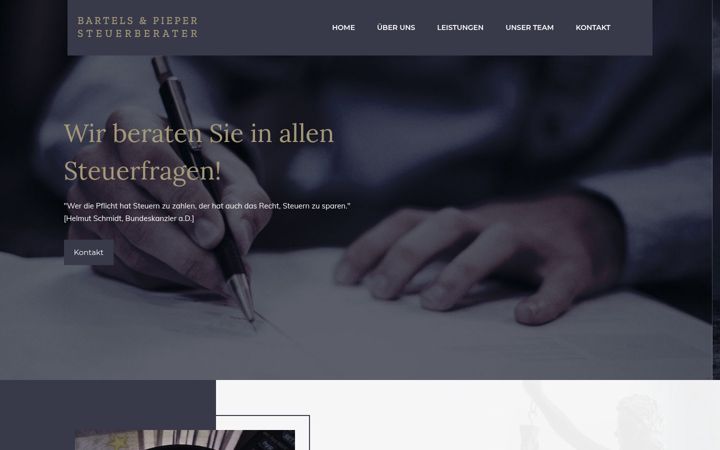 Screenshot of bartels-pieper.de
