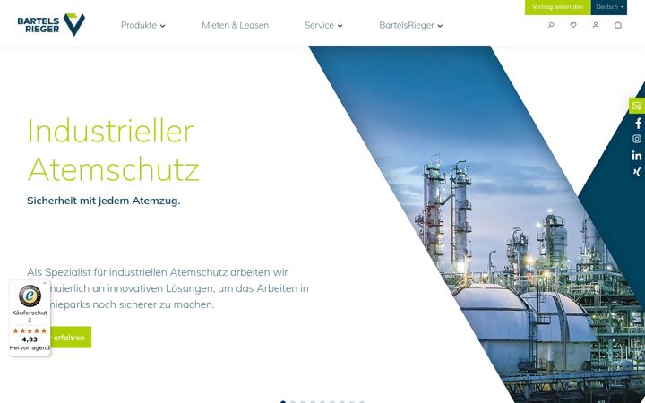 Screenshot of bartels-rieger.de