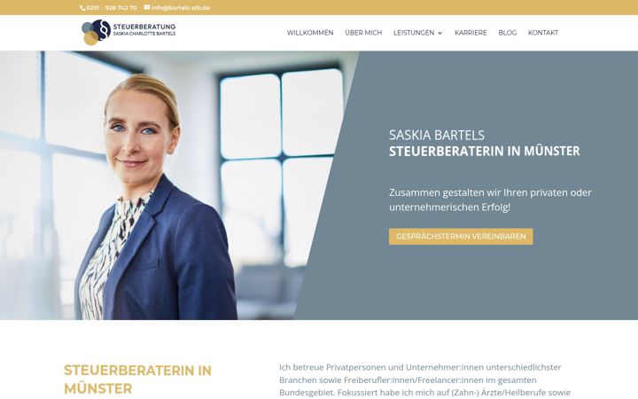 Screenshot of bartels-stb.de