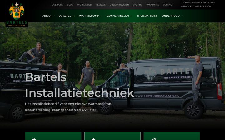 Screenshot of bartelsinstallatie.nl