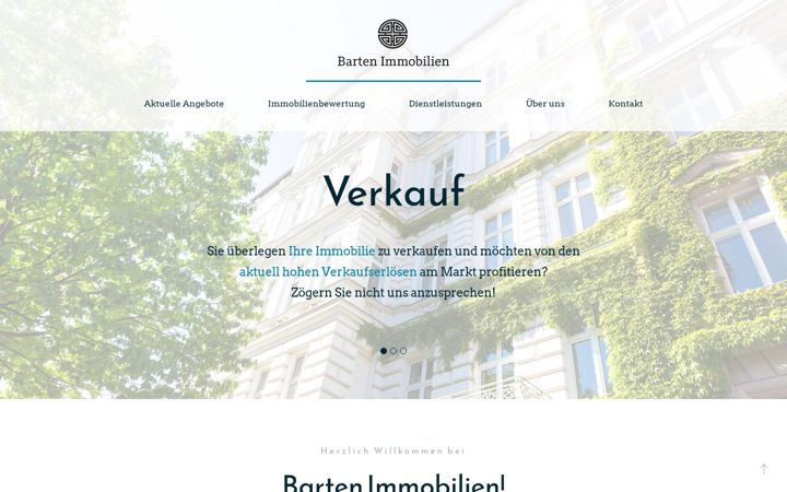 Screenshot of barten-immobilien.com