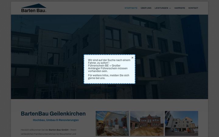 Screenshot of bartenbau.de
