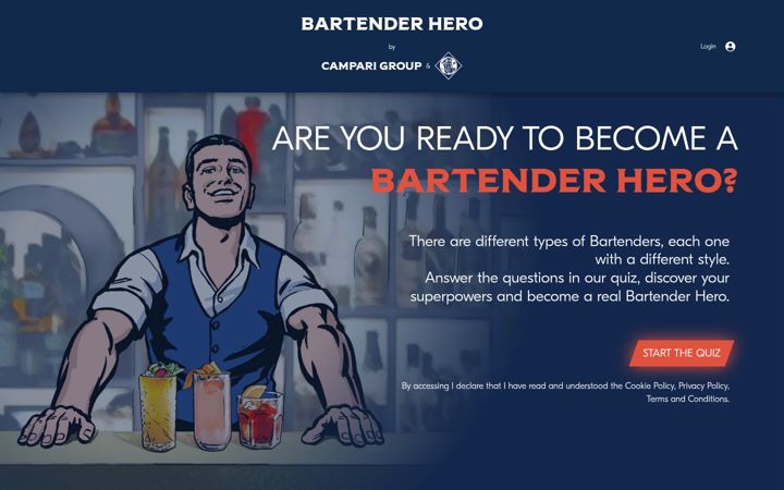 Screenshot of bartenderhero.info