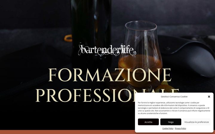 Screenshot of bartenderlife.it