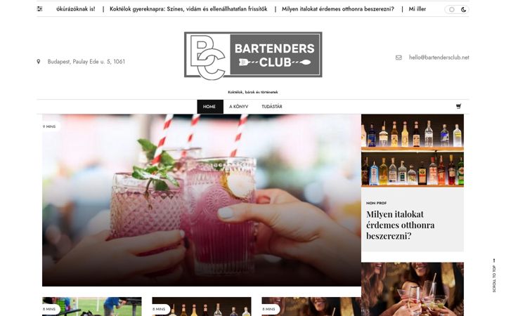 Screenshot di bartendersclub.net