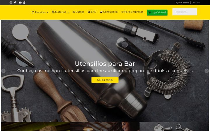 Screenshot of bartenderstore.com.br