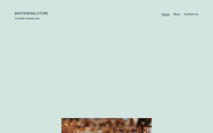 Screenshot of bartendingstore.com
