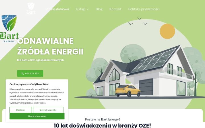 Screenshot of bartenergy.pl