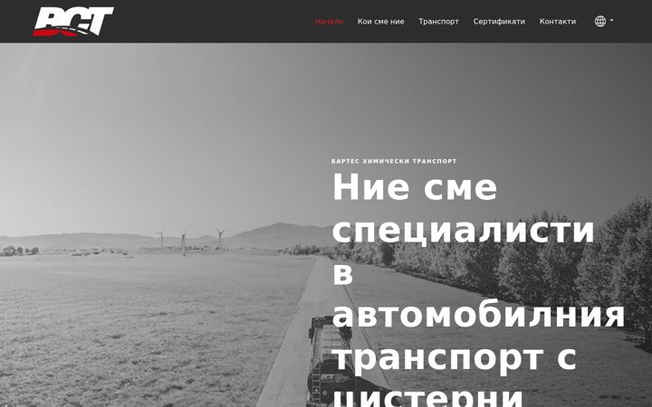 Screenshot of bartestransport.com
