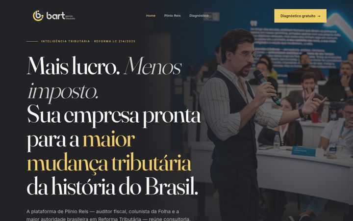 Screenshot of bartgt.com.br