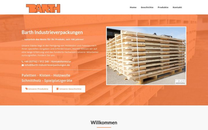 Screenshot of barth-industrieverpackungen.de