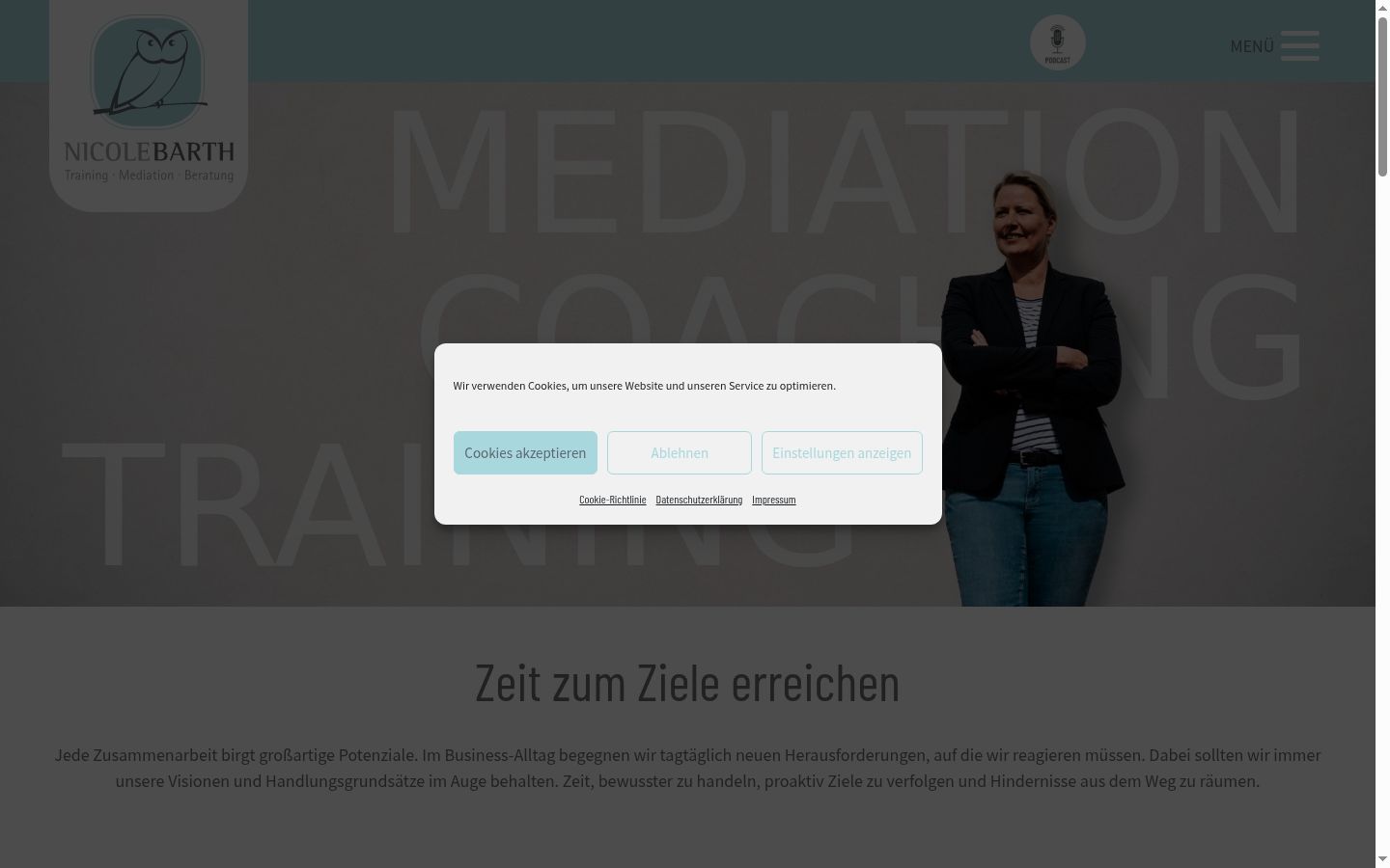 Screenshot tal-banner tal-kunsens muri qabel kwalunkwe interazzjoni