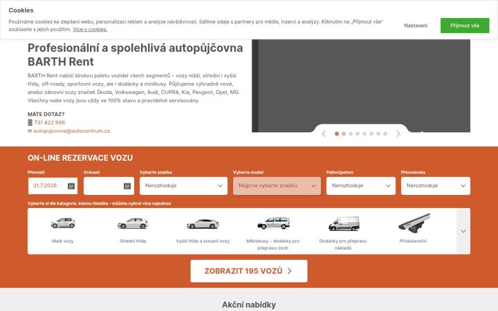 Screenshot ta' barth-rent.cz