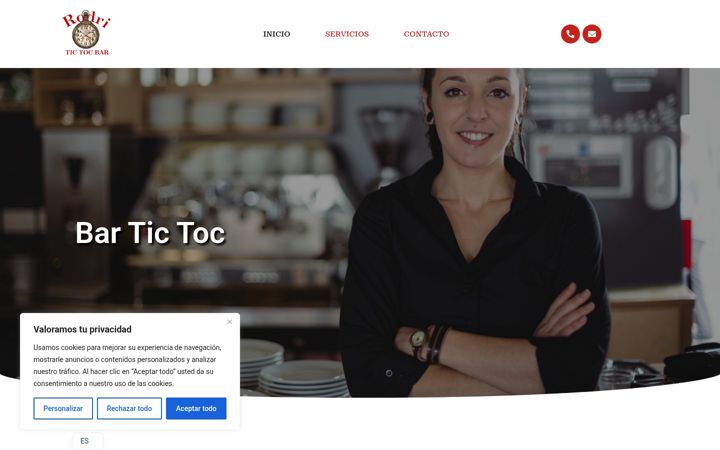 Screenshot of bartictoc.com