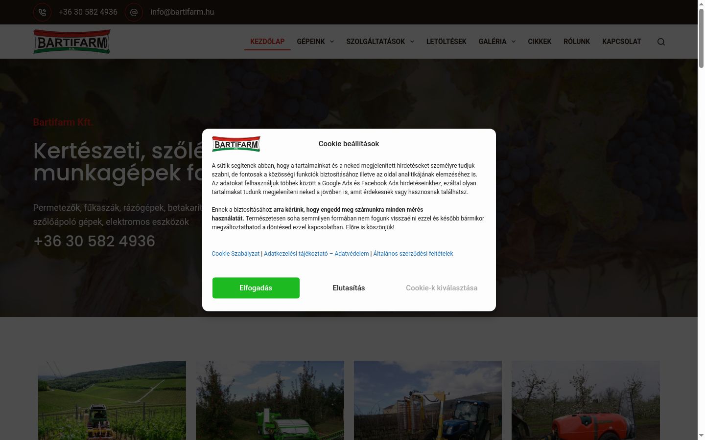 Snímek obrazovky baneru souhlasu zobrazeného před jakoukoli interakcí