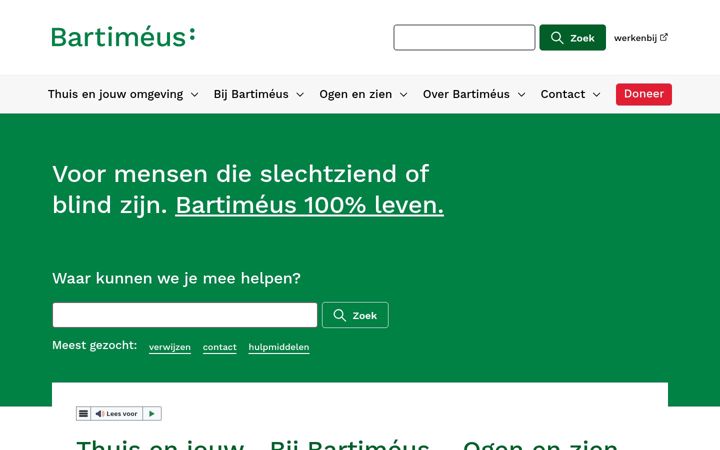 Screenshot of bartimeus.nl