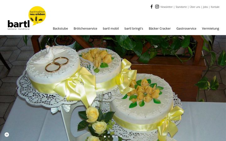 Screenshot of bartl-backtradition.at