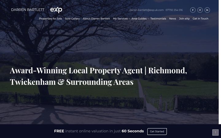 Screenshot of bartlettandpartners.com