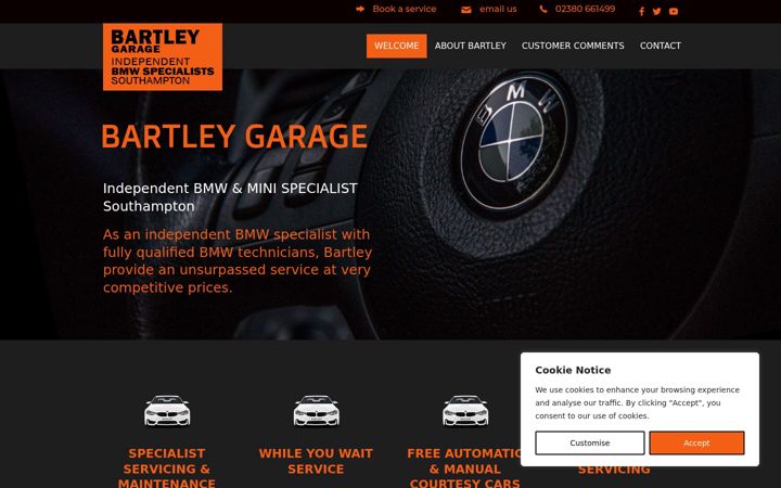 Screenshot of bartleyuk.com