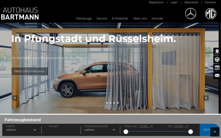Screenshot of bartmann.de