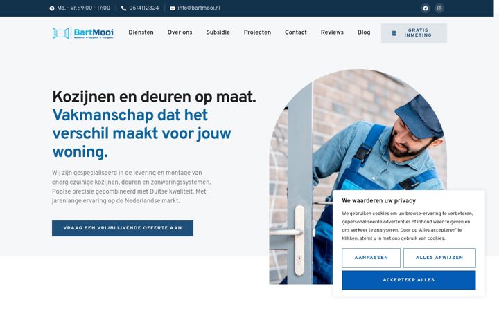 Screenshot of bartmooi.nl