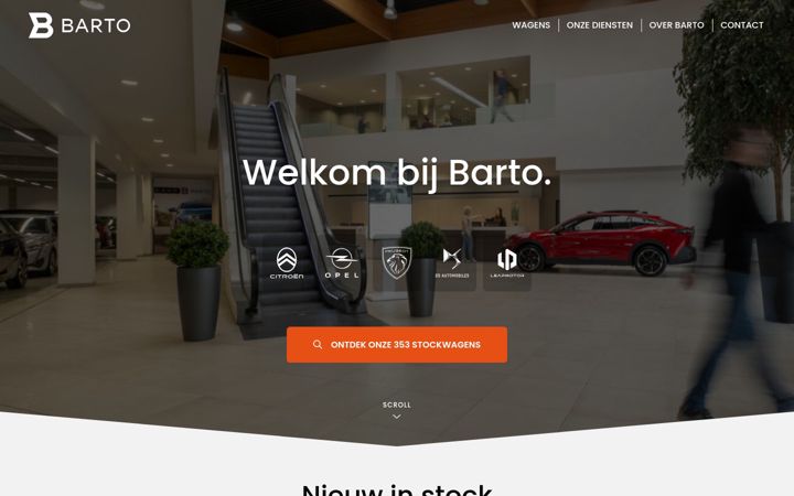 Screenshot of barto.be