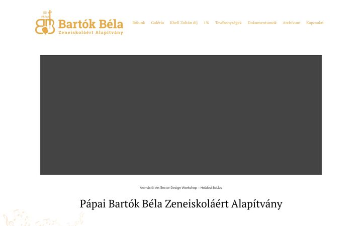 Screenshot of bartokalapapa.hu