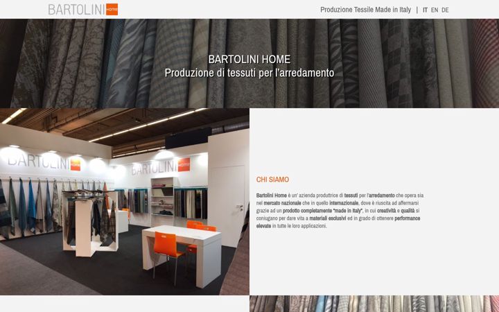 Screenshot of bartolinihome.it