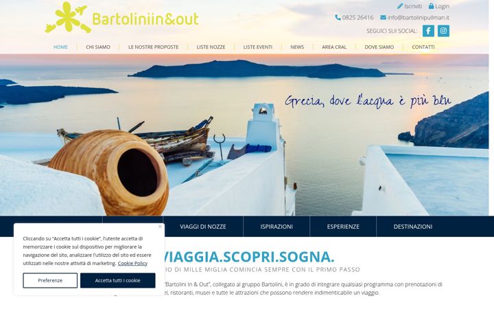 Screenshot of bartoliniviaggi.it