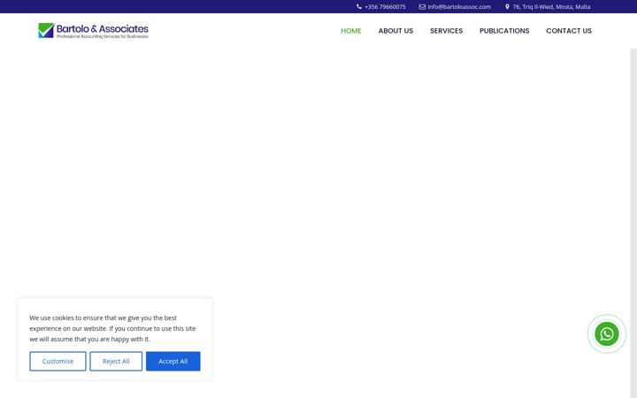 Screenshot of bartoloassoc.com