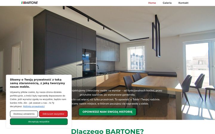 Screenshot of bartone.pl