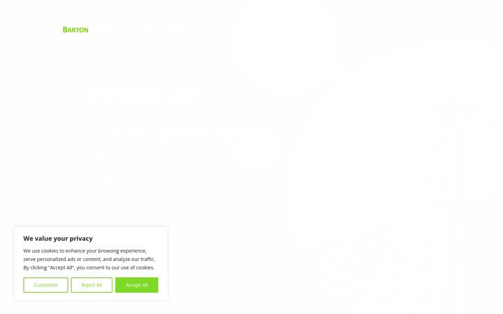 Screenshot of bartongreen.co.uk