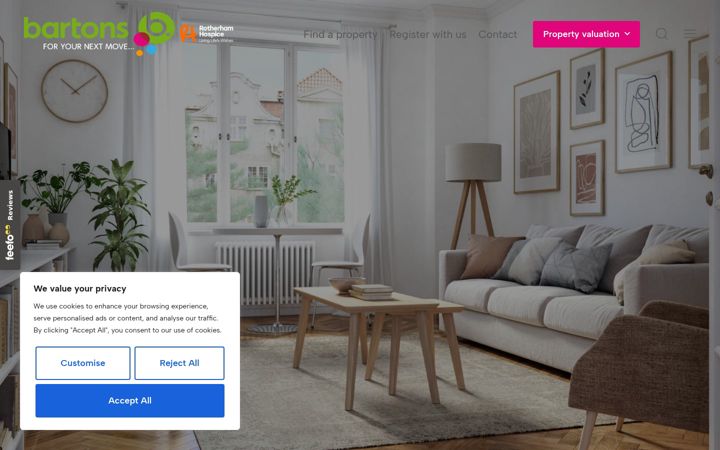 Screenshot of bartons-net.co.uk