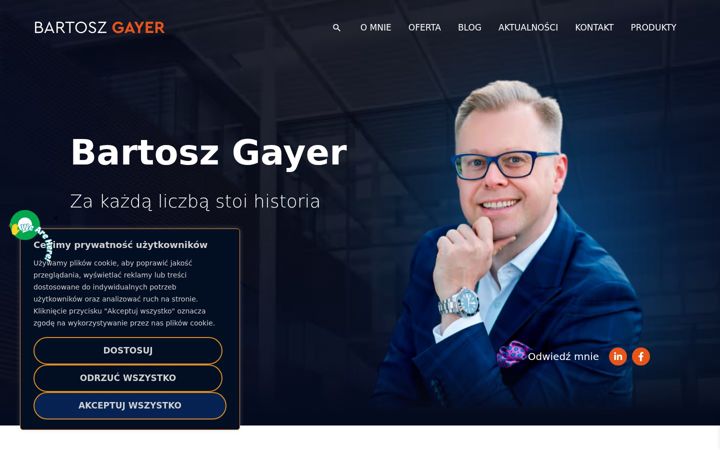Screenshot von bartoszgayer.pl