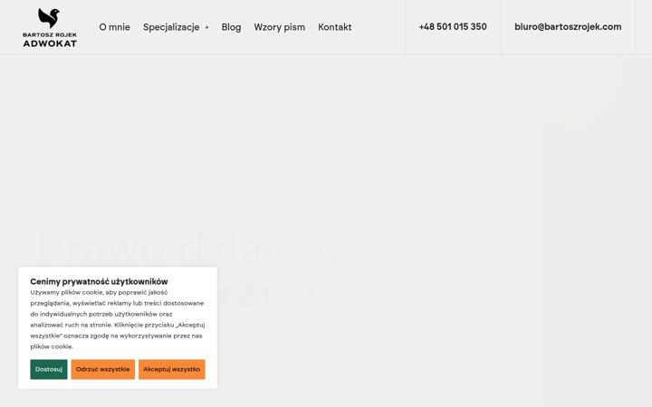 Screenshot of bartoszrojek.com