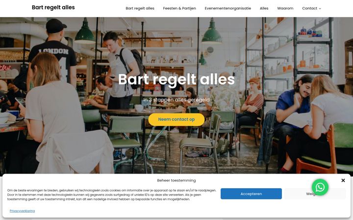 Screenshot of bartregeltalles.nl