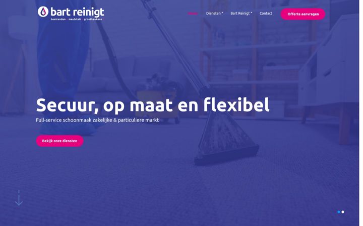 Screenshot of bartreinigt.nl