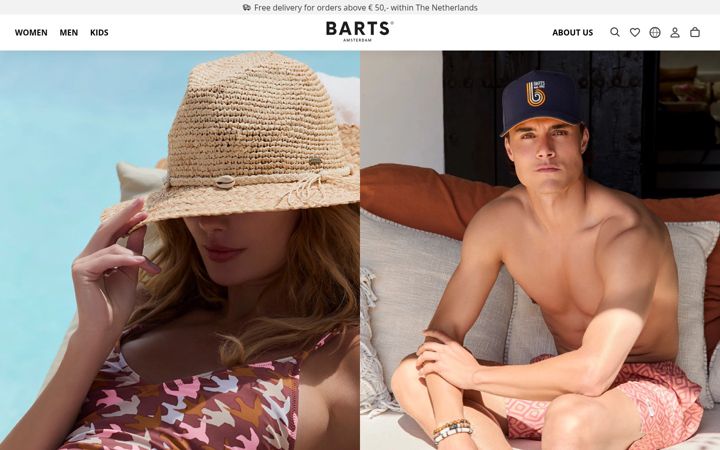 Screenshot of barts.eu